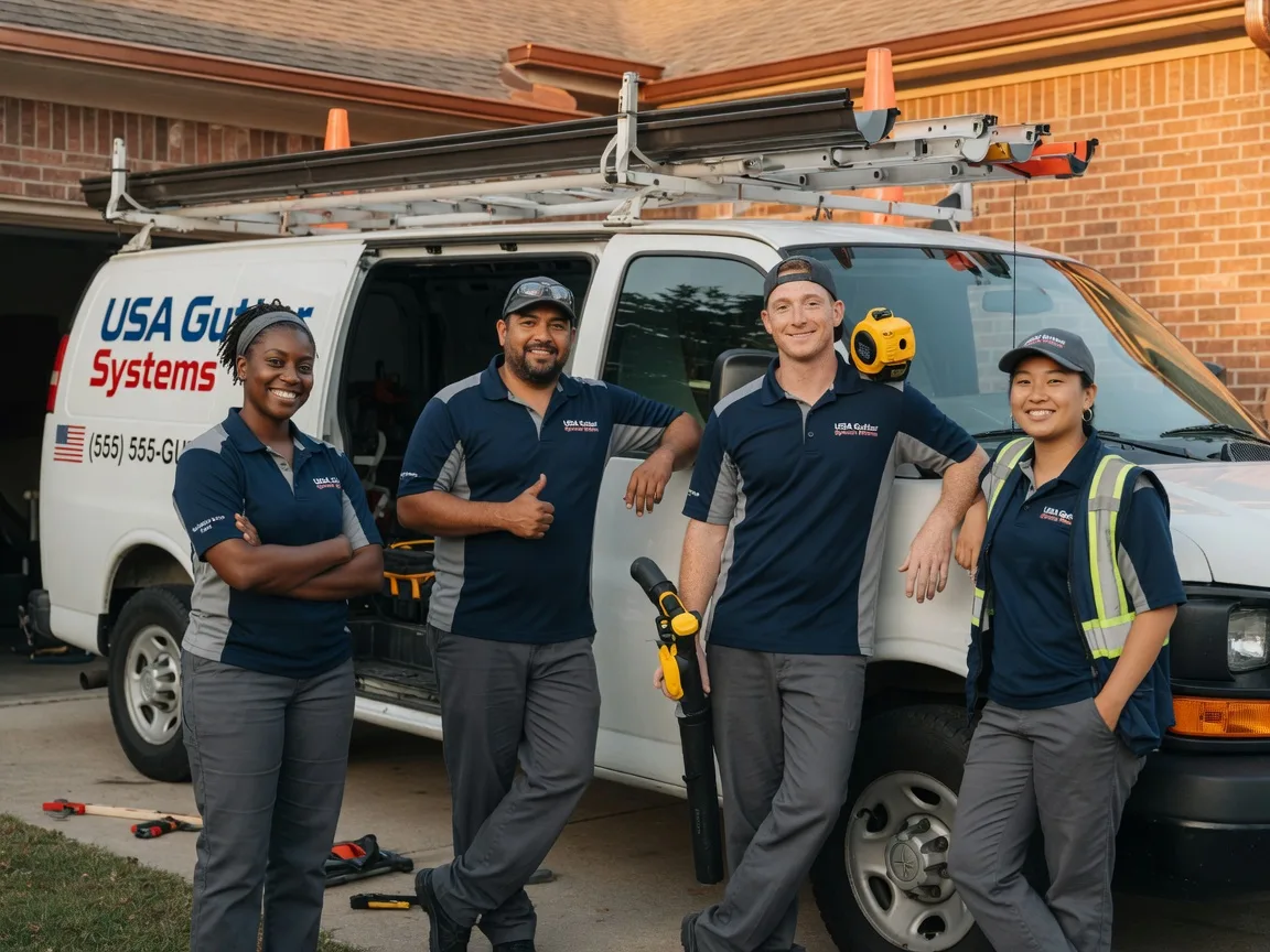 Gutter Installation company in Hamshire, TX
